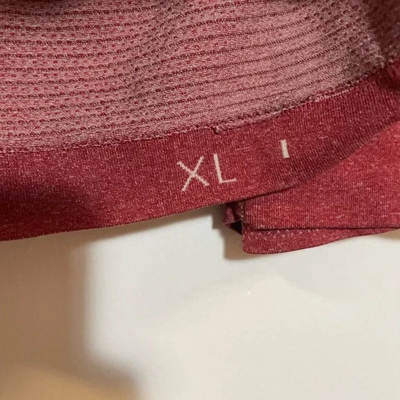 Lululemon Metal Vent Tech Long Sleeve Shirt Performance Active Burgundy Size XL - Picture 5 of 9